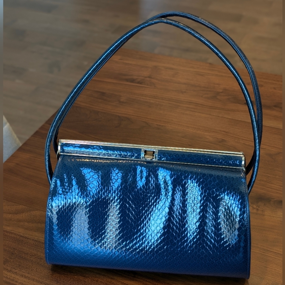 Vintage Lennox Blue Purse